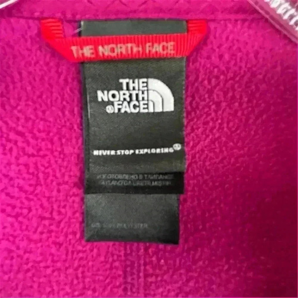 The North Face Women's Pink Full-Zip Fleece Jacket Size S - Picture 8 of 16
